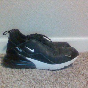 Nike Men's Air 270 Black/White Anthracite Leather Sneakers